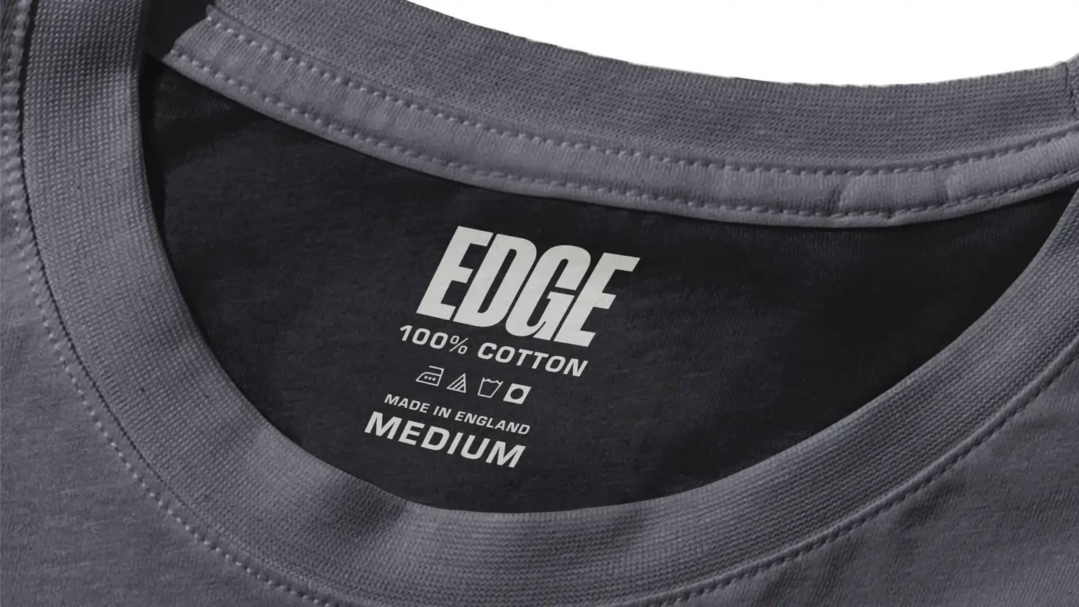 A branded 'Edge' t-shirt